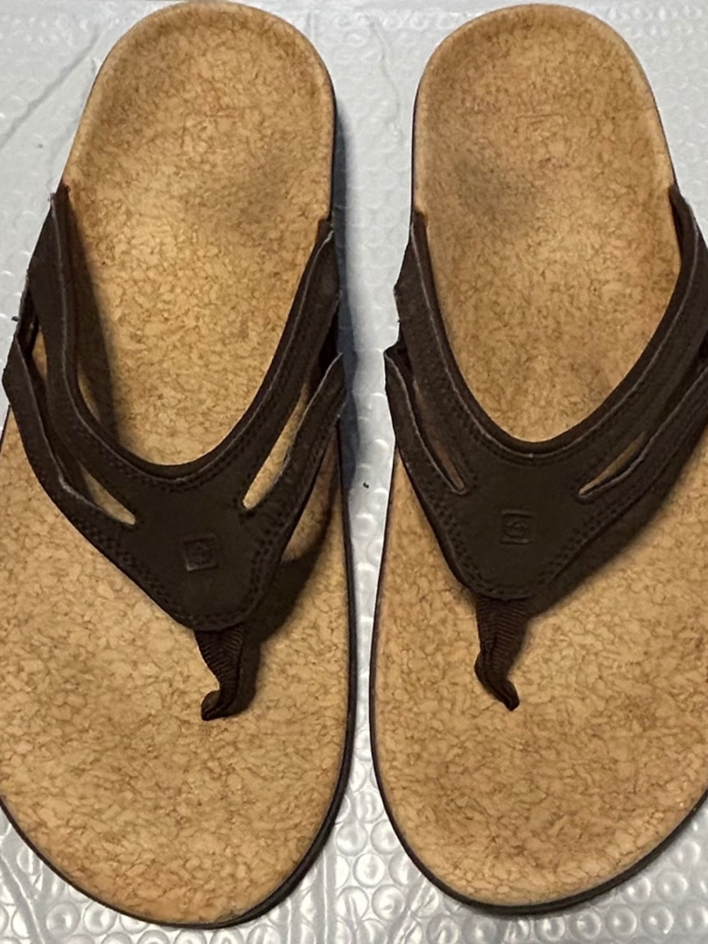 Spenco Yumi Comfort Flip Flop Sandals WoMen's Size 12 Brown Recovery Outdoor